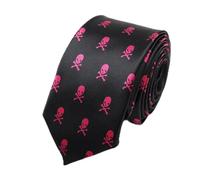 Cravatta sottile da uomo classica alla moda con note musicali colorate, stampata pianoforte e chitarra, in poliestere, larghezza 5 cm, accessorio regalo for feste Per matrimoni e affari(Dark purple)