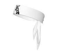 Cravatta sportiva a forma di giraffa, comoda, traspirante, alla moda, unisex, adatta per corsa, yoga, fitness e altri sport.