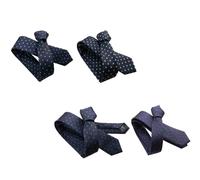 Cravatta stretta uomo blu rossa marrone gialla a pois bianchi rossi azzurri