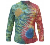 Cravatta Tintura senza Collo Arcobaleno Hippy Nonno Cotone Nepalese Festival