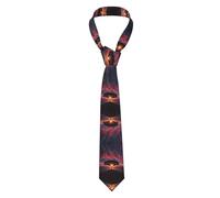 Cravatta Tramonto Tranquillo Elegante Neckties Classico Tie Per Matrimoni Lavoro Affari