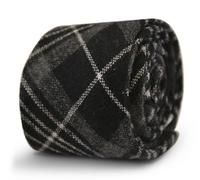 Cravatta Tweed A Righe Bianche E Nere Frederick Thomas