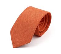 Cravatta Uomo Cravatte in tinta unita for uomo Cravatta fatta a mano in cotone Rosa Verde Arancione Accessorio for cravatte sottili da 6,5 cm(15)