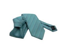 CRAVATTA VERDE acqua A RIGHE cravatte uomo LANA wool STRIPED TIE e skintie varie