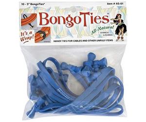 Cravatte Bongo tutte blu 10 pezzi