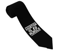 Cravatte Da Lavoro Abortion Is Murder Cravatte Da Sposa 145cm | Cravatta Da Partito Formale Cravatta Da Uomo Classica Necktie Per Party, Natale, Lavoro