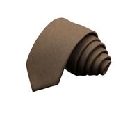 Cravatte da uomo 6 cm classiche in cotone fatte a mano skinny grigie a righe Colletto stretto slim casual(Color 2)