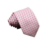 Cravatte da uomo Cravatta in seta scozzese classica a righe in tessuto jacquard Affari Matrimonio Festa Abito quotidiano(Color 6)