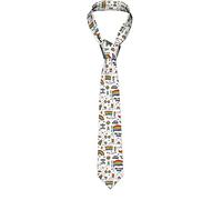 Cravatte da uomo Lgbt Cuore Modello Cravatte da uomo Novità Skinny Tie Per Business Party Abito da sposa, Nero , Taglia unica
