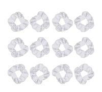Cravatte elastiche per capelli per ragazze Scrunchies bianchi per corde per capelli tie-dye Scrunchies elastici per capelli elastici morbidi Fornitura di capelli Fasce per capelli rotonde Supporto per