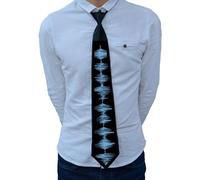 Cravatte natalizie illuminate da uomo, cravatta natalizia illuminata | Cravatta natalizia a LED illuminata | Cravatte novità a comando vocale per compleanni, vacanze, amici, famiglia o partner commerc