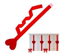 Cravatte per armadi - Coprimaniglia per San da 105 cm - Fiocchi Decorativi per l'armadio per Le Vacanze a Forma di Cuore | per la Camera da Collezione
