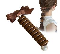 Cravatte per capelli a spirale per donne,Papillon per capelli corda per capelli senza grovigli - Fascette elastiche impermeabili per capelli, cinghie di coda di