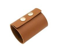 Cravatte per capelli in pelle bella coda di cavallo accessori per capelli alla moda leggera fascia per capelli superficie liscia marrone