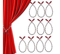 Cravatte per ghirlande, 16 pezzi, decorazioni stagionali tessute a mano, legami per rampe festive, per proprietari di famiglie, rampe, scale, cancelli, ghirlande, ringhiere