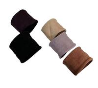 Cravatte per i capelli spessi | Cravatte per capelli larghi 5 pezzi | Porta della coda di cavallo elastici senza soluzione di continuità, per capelli, elastici nessun danno per lo stile