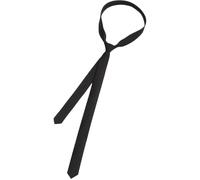Cravatte per Uomini Ultra Sottile 3cm Raso a Tinta Unita Fatte a Mano per Matrimonio e Cerimonie Uomo e Donna Cravatta Stretta e Stretta Nera, Nero , Taglia unica