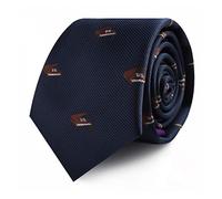 Cravatte sportive e speciali | cravatte da uomo | cravatte sottili | Regalo per i colleghi di lavoro | Regalo di compleanno per ragazzi - marrone - Skinny