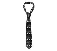 Cravattino per Completo Classic Movie Clapboard Black Cravatte Uomo per | Compleanno Elegante Tie Moderno Cravatte Matrimoni per Casual Eventi