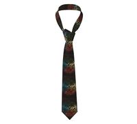 Cravattino Wicca Elemental Celtics Pentacle Pentagram Cravatta Uomo Classica Cravatte Uomo Elegante Men'S Tie Per Festa Matrimonio Feste