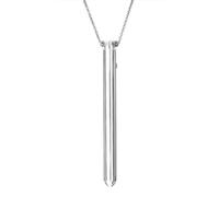 Crave Vesper Vibrator Necklace Silver