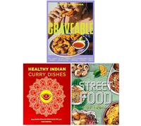 Craveable All I want to eat big flavours for every mood, Healthy Indian Curry Dishes, Fresh & Easy Indian Street Food 3 Books Collection Set