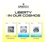 CRAVITY 1st Album Part.2 [LIBERTY: IN OUR COSMOS] 3Ver SET CD+P.Book+2p P.Card