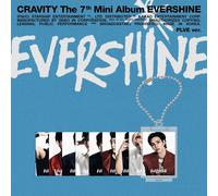CRAVITY EVERSHINE The 7th Mini Album PLVE Ver./Carta immagine+Custodi Carta ...