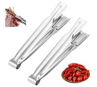 Crawfish Peeler 2pcs in acciaio inossidabile 7 strumenti per pelapsish portatile per palazzi e comodo strumento di sfuggire di pesci a craw per casa, ristorante