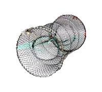 Crawfish Trap, Fishing Traps, 9,84 x 17,72 pollici, Multifunctional Foldable Floating Bait Gage, Cast Net for Freshwater Trapping, Beach Seining, Zones, Reefs, Survival