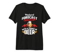 Crawfish with a Chance of Beer Weekend Forecast Seafood Boil Maglietta Premium