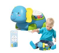 Crawl Toys, Baby Elephants Musical Crawl 7.09x5.31x4.92 inches Interactive Sensory Elephant Game with Music and Lights, Educational Crawling Toy for Infant Toddler Development,