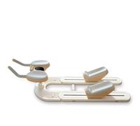 Crawler di Base Staccabile con Timer LED, 16,5 "Spine Twist & Stretch Trainer, Macchina a rulli Automatica per l'allenamento a Basso Impatto della Gamba di Sollievo dal Dolore alla Schiena