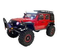 Crawler RC DF-4S Pro Rosso 4WD con LED e argano 1/10-3164