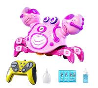 Crawling Crab Toy - Remote Controlled Interactive Electric for Kids Fun | Bubble Blower Feature with Cute Design, Playtime Companion for Boys Girls Home School Beach Birthday Holiday