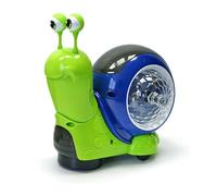 Crawling Snail Baby Toy, Musical Universal Snail Toys Universal Interactive Lightup Tummy Time Electric Toy for Toddlers Kids (Verde)