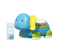 Crawling Toy, Musical Elephant Baby Crawl Toy, 7.09x5.31x4.92 Inches Portable Interactive Funny Educational Sensory Game, Ideal for Development Boy Home Girl Play Nursery Rooms