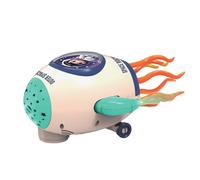 Crawling Toy - Rechargeable Dancing Rocket Toy - Lighted Projector Music Doll For Festival Indoor Holiday Home Table Event Party Family Boy Kids Aged 3+ Girl