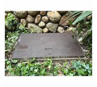 CrawlSpaceAccessDoorwithLock & HandleIncasso304AcciaioInoxManholeCoverperBasementEgressDurableandSecure (60x60x5cm)