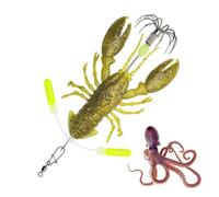Crayfish Lure Hooked - Crawfish Artificial Realistic Fish Jig Tackle