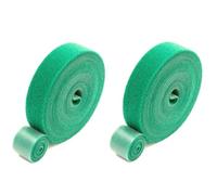 crayfomo 2 fascette da giardinaggio verdi da 5 m x 1 cm, supporto per piante, riutilizzabili, per piante rampicanti