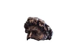 crayfomo Anello in stile gotico misterioso viso mascherato, anello regolabile David Sculpture-Un regalo artistico personalizzato unico per uomini e donne