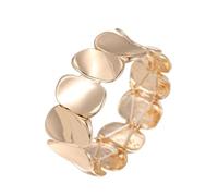 crayfomo Bracciale geometrico con paillettes, braccialetto elastico di lusso leggero, accessorio di fascia alta, adatto per le persone che si recano quotidianamente da indossare