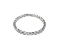 crayfomo Bracciale Super Flash Zircone a fila singola con Zirconia Cubica Bracciali in Argento Regali Gioielli Regali per le Donne