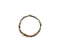 crayfomo Braccialetti Boho Impilabili dell'Amicizia da Donna Arcobaleno con Stella della Corda a Farfalla Braccialetto di Corda Perfetti Gioielli Regali per i Favori della Festa di Co