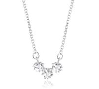 crayfomo Collana da donna con ciondolo a forma di tre stelle, con zirconia cubica, anallergica, gioiello per le vacanze