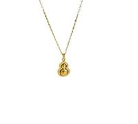 crayfomo Collana Di Buona Fortuna Con Zucca, Catena A Croce Placcata, Accessorio Per Ufficio Di Moda Di Fascia Alta, Per Le Donne