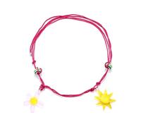 crayfomo Collana di fiori per il sole con corda intrecciata a contrasto di colore catena per collo estivo Vitalità