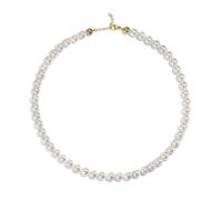 crayfomo Collana di perle vintage classiche, collana di alta qualità che migliora la correttezza, adatta per la datazione, feste e regali