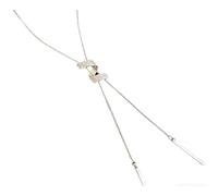 crayfomo Collana lunga da donna, Catena del maglione regolabile, Collana a forma di cappio a Y, Catena di gioielli regalo, Gioielli accessori di moda